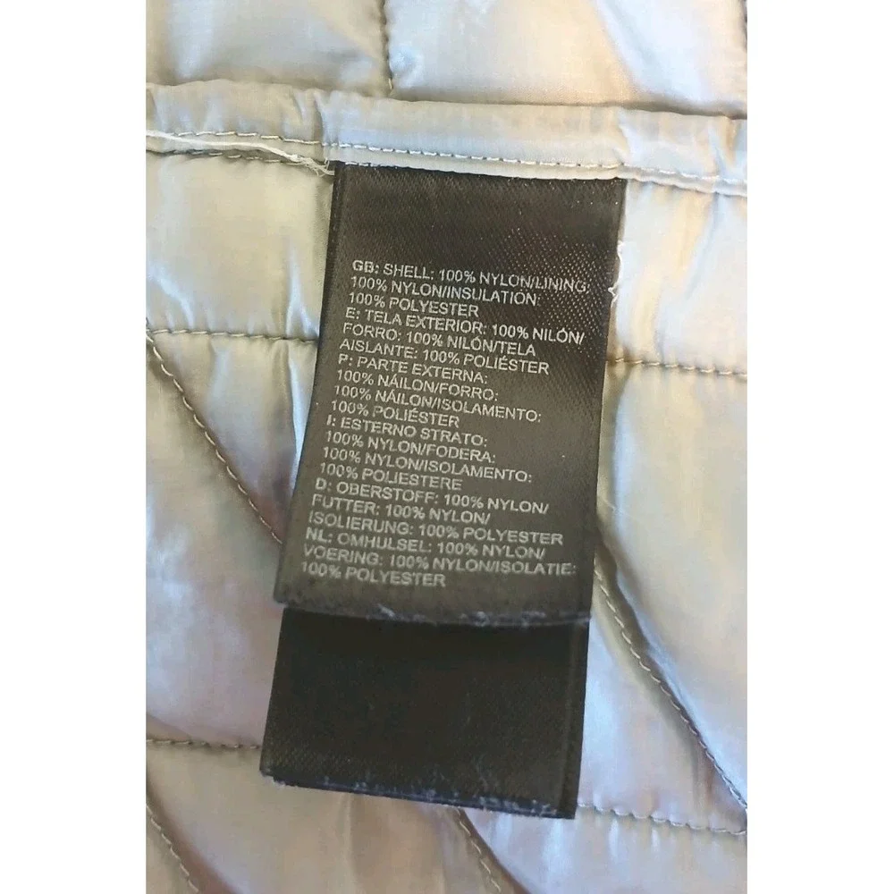 The North Face Jacket & Hoodie Sweatshirt XL Blue Puffer Quilted Lot of 2 D163